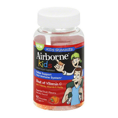 Airborne Kids Immune Support Supplement Gummies - 42 Ea